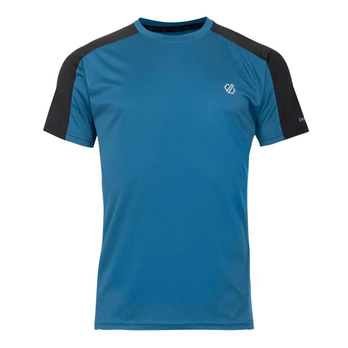 Dare 2b Discernible III Tshirt Kingfisher Blue Black Men Gym Tops