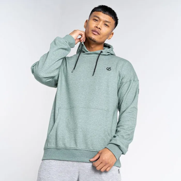 Dare 2b Distinctly Graphic Hoodie Duck Green Marl Men Hoodies and Sweatshirts