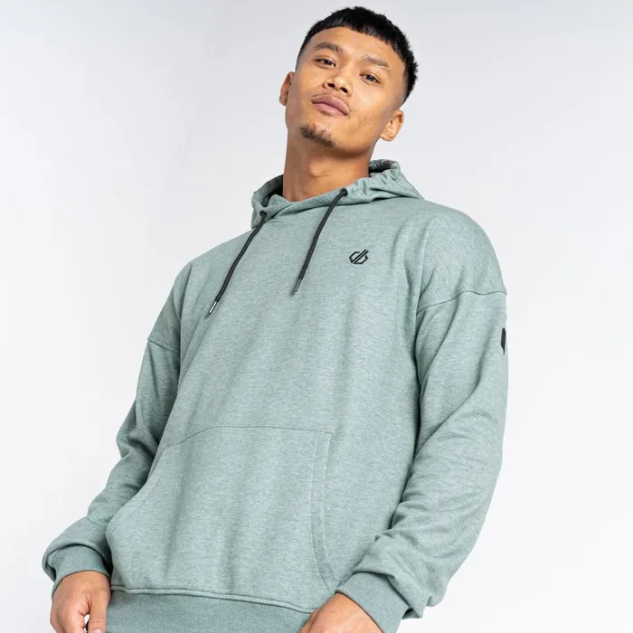Dare 2b Distinctly Graphic Hoodie Duck Green Marl Men Hoodies and Sweatshirts