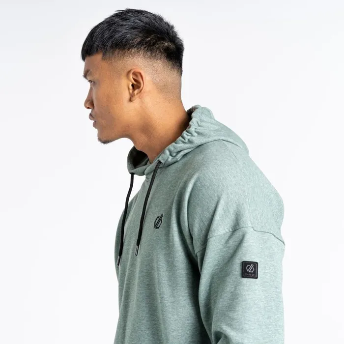 Dare 2b Distinctly Graphic Hoodie Duck Green Marl Men Hoodies and Sweatshirts