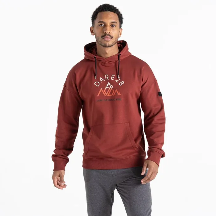Dare 2b Distinctly Graphic Hoodie Madder Brown Men Hoodies and Sweatshirts