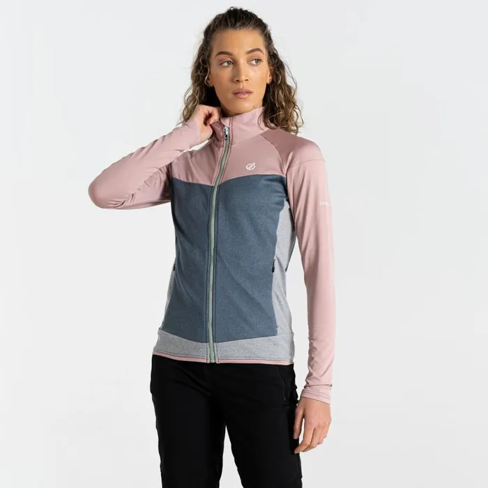 Dare 2b Elation II Recycled Core Stretch Orion Grey Dusty Rose Women Midlayers