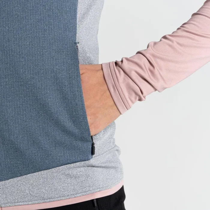 Dare 2b Elation II Recycled Core Stretch Orion Grey Dusty Rose Women Midlayers