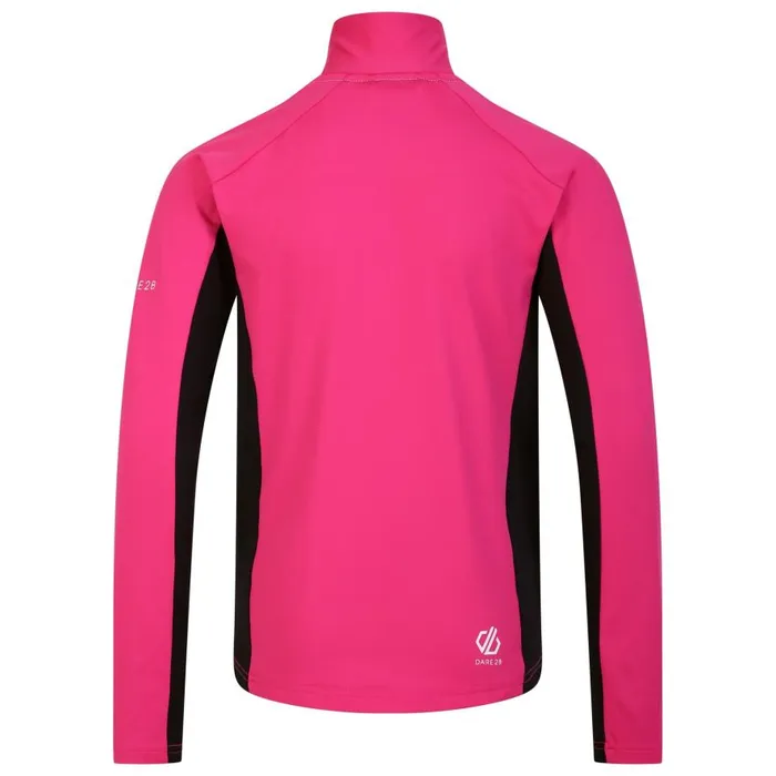 Dare 2b Emergent Core Stretch Midlayer Pure Pink Black Kids Fleece