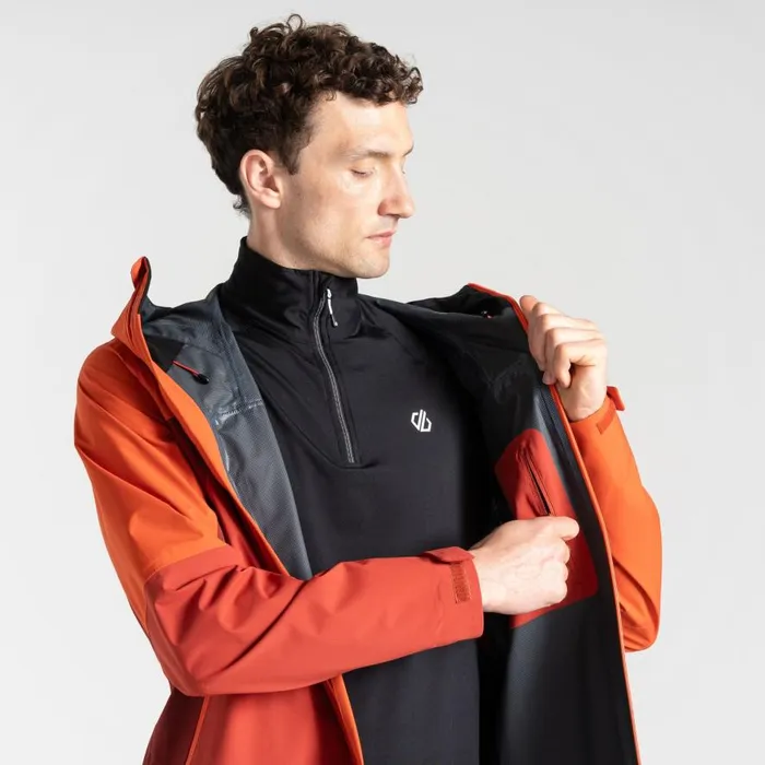 Dare 2b Endurance Waterproof Jacket Tuscan Syrah Red Men Waterproof Jackets