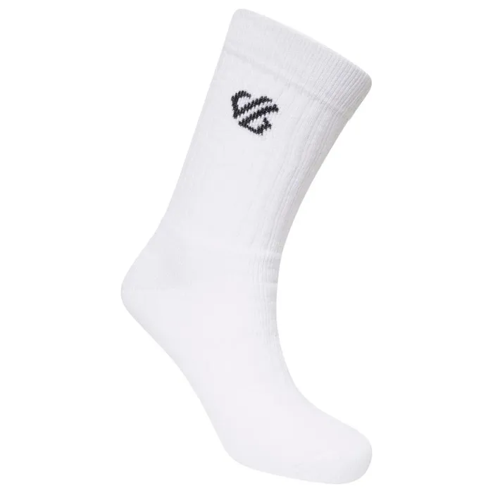 Dare 2b Essentials Sports Socks 2 Pack White WomenMen Socks