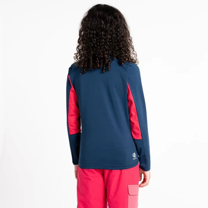 Dare 2b Exception Recycled Core Stretch Midlayer Moonlight Denim Geo Print Kids Fleece