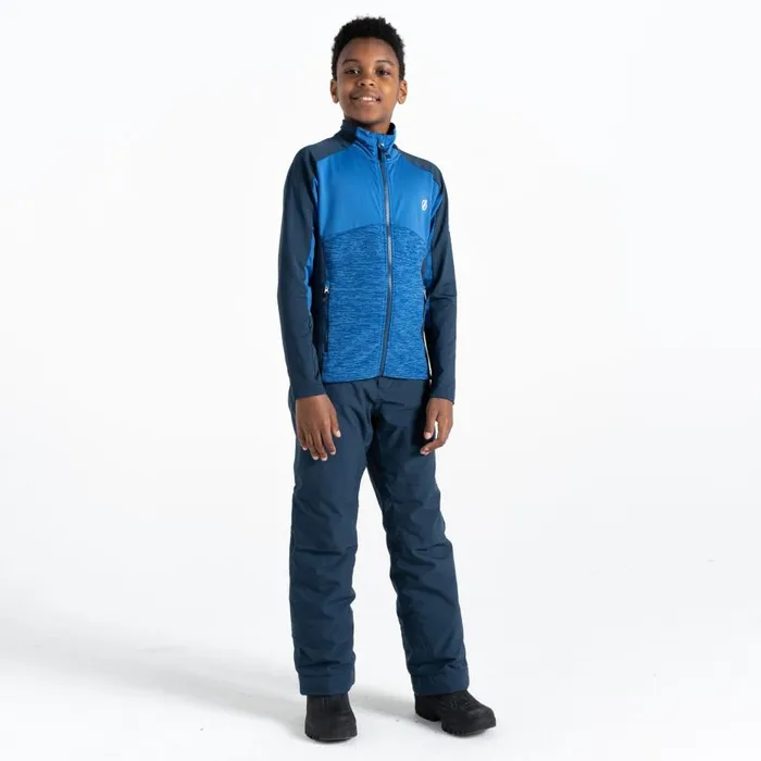 Dare 2b Exception Recycled Core Stretch Midlayer Olympian Blue Kids Fleece