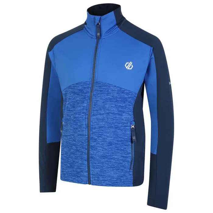 Dare 2b Exception Recycled Core Stretch Midlayer Olympian Blue Kids Fleece