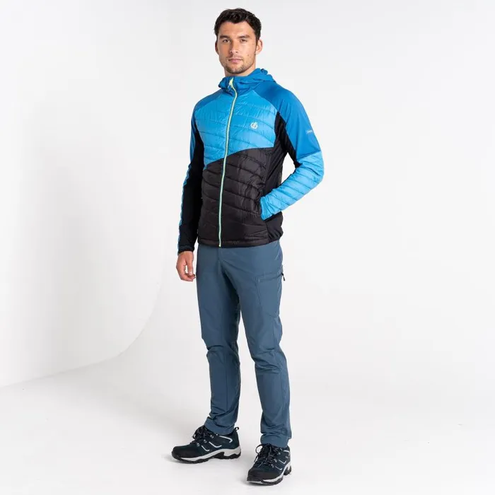 Dare 2b Gendarme Wool Padded Hybrid Jacket Deep Water Black Men Softshell Jackets