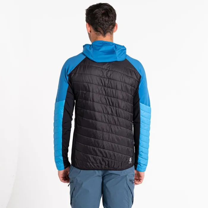 Dare 2b Gendarme Wool Padded Hybrid Jacket Deep Water Black Men Softshell Jackets