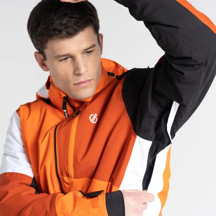 Dare 2b Halfpipe Ski Jacket Puffins Orange Black Men Ski Jackets