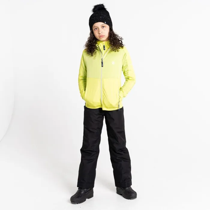 Dare 2b Hastily Core Recycled Stretch Midlayer Wild Lime Marl Kids Fleece