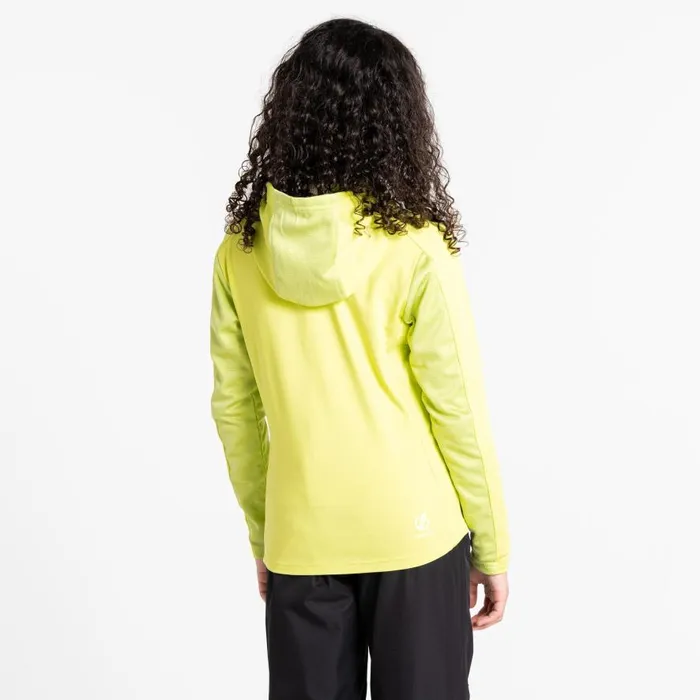 Dare 2b Hastily Core Recycled Stretch Midlayer Wild Lime Marl Kids Fleece