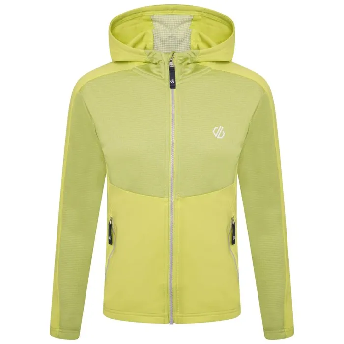 Dare 2b Hastily Core Recycled Stretch Midlayer Wild Lime Marl Kids Fleece