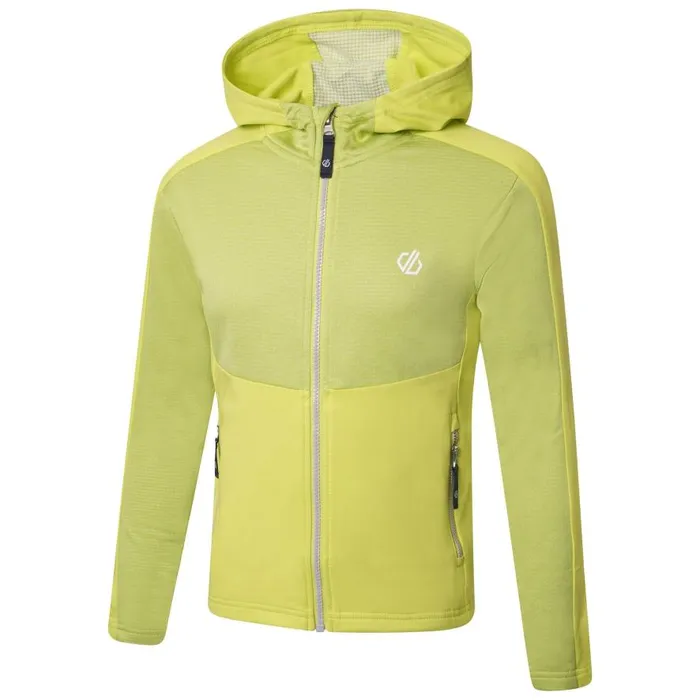 Dare 2b Hastily Core Recycled Stretch Midlayer Wild Lime Marl Kids Fleece