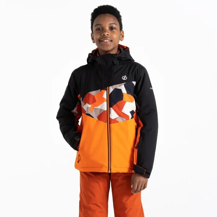 Dare 2b Humour II Ski Jacket Orange Black Camo Kids Insulated Jackets