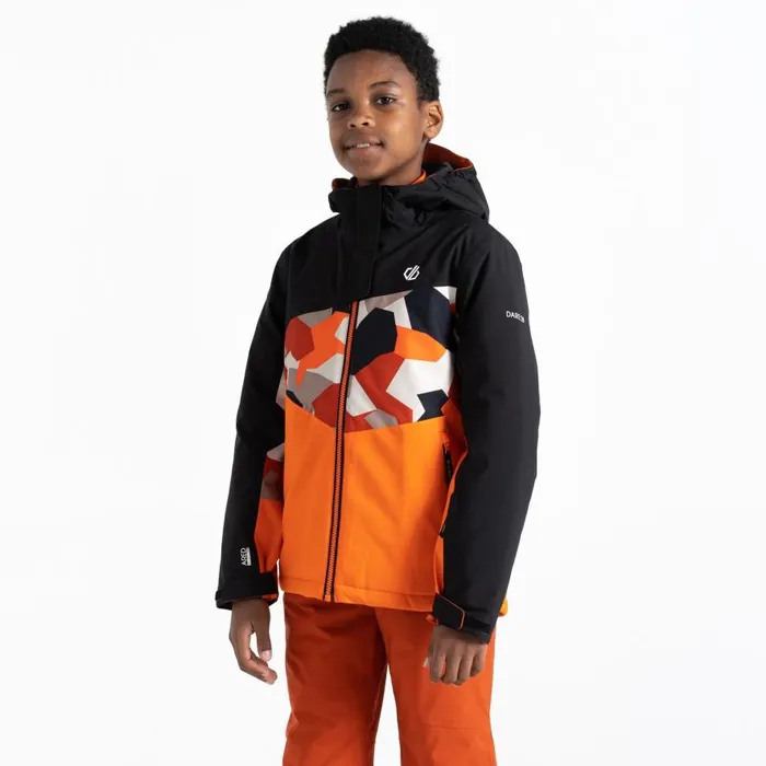 Dare 2b Humour II Ski Jacket Orange Black Camo Kids Insulated Jackets