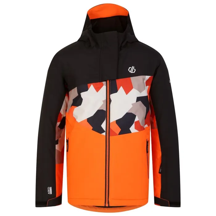 Dare 2b Humour II Ski Jacket Orange Black Camo Kids Insulated Jackets