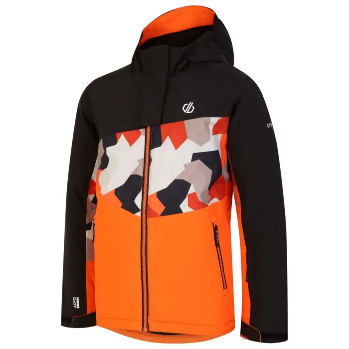 Dare 2b Humour II Ski Jacket Orange Black Camo Kids Insulated Jackets