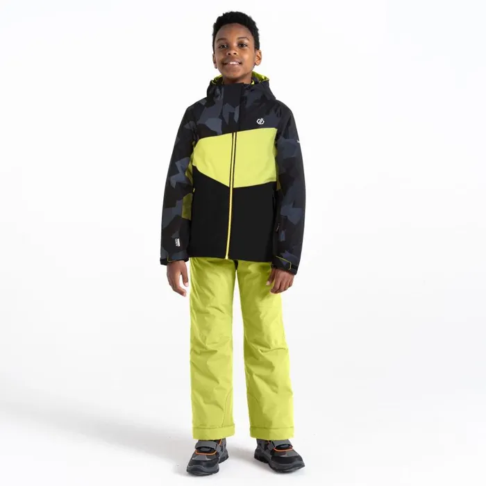 Dare 2b Humour II Ski Jacket Yellow Black Camo Kids Ski Jackets