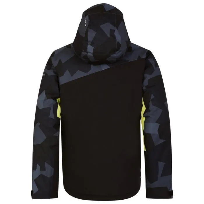Dare 2b Humour II Ski Jacket Yellow Black Camo Kids Ski Jackets