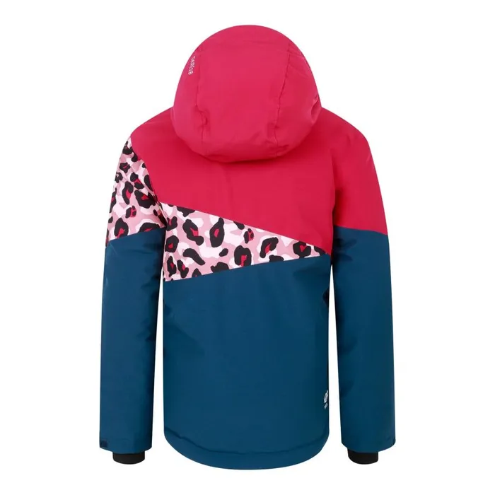 Dare 2b Humour III Ski Jacket Berry Pink Cheetah Print Kids Ski Jackets