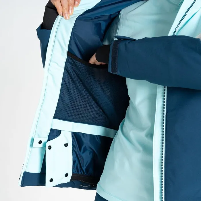 Dare 2b Ice III Ski Jacket Moonlight Denim Blue Women Ski Jacket