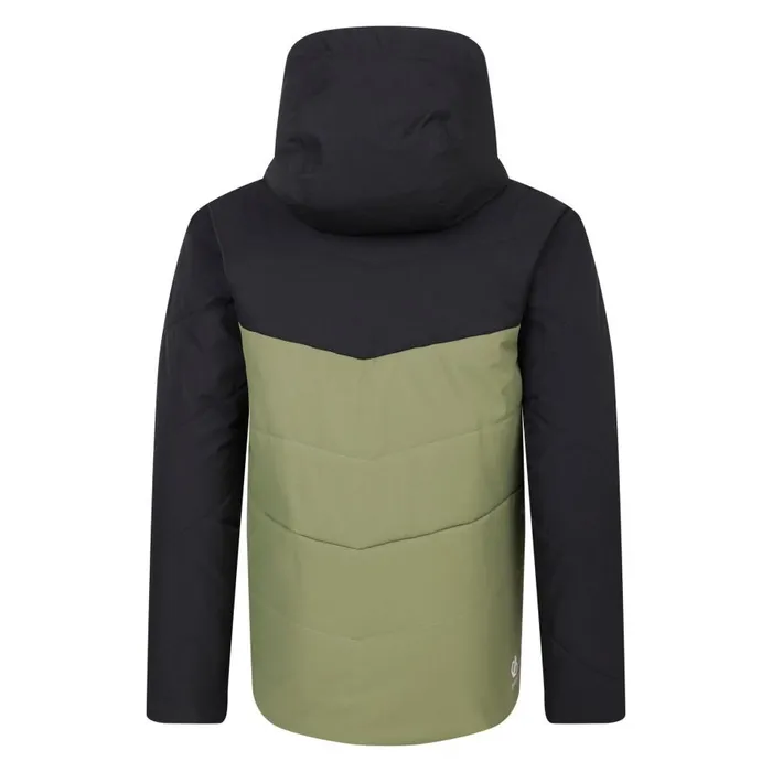 Dare 2b Jolly Puffer Jacket Black Olivine Green Kids Ski Jackets
