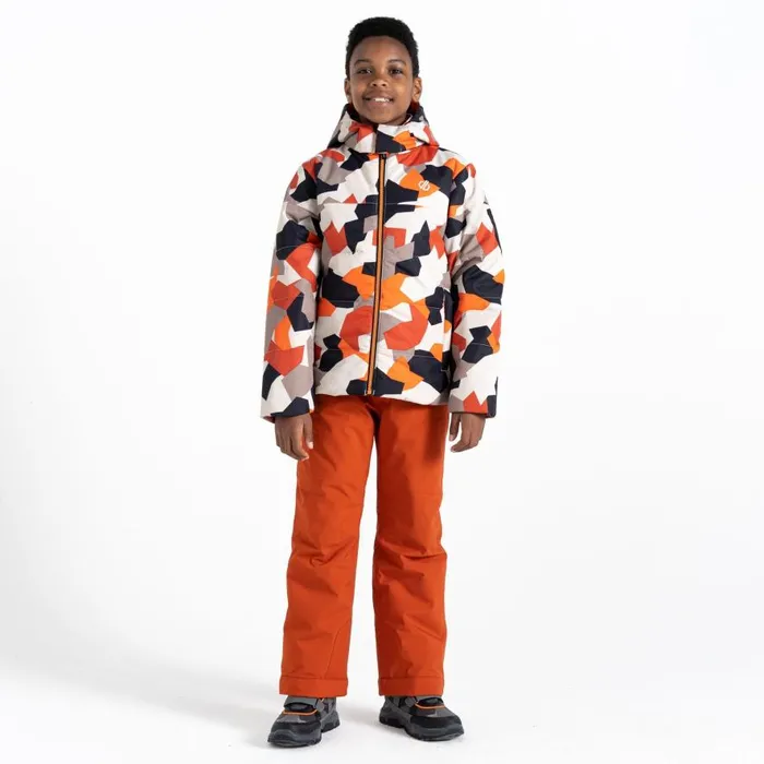 Dare 2b Liftie Ski Jacket Orange Camo Print Kids Insulated Jackets