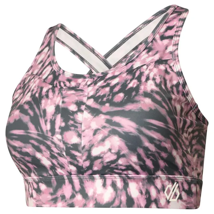 Dare 2b Mantra Recycled Sports Bra Dusty Lavender Women Low Impact