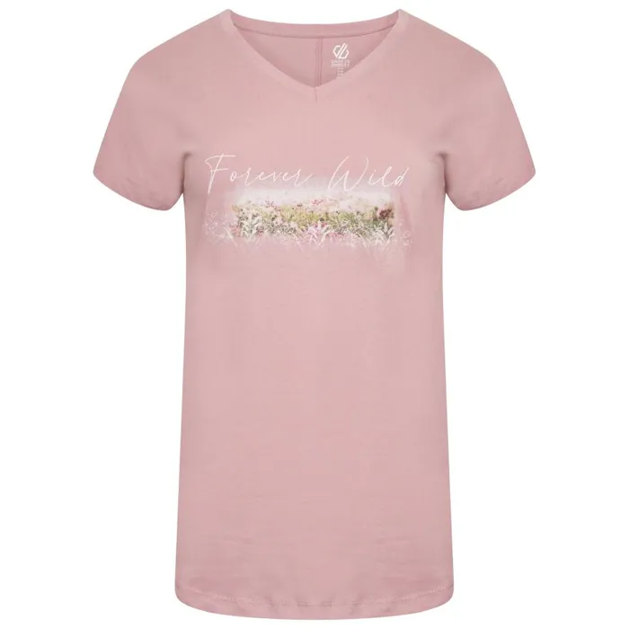 Dare 2b Moments Graphic Tee Powder Pink Women Graphic TShirts