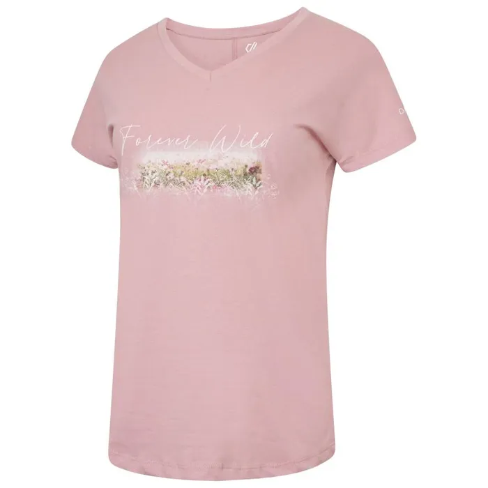 Dare 2b Moments Graphic Tee Powder Pink Women Graphic TShirts