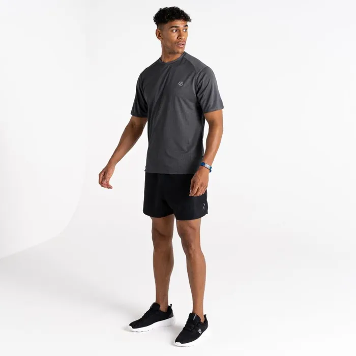 Dare 2b Momentum TShirt Charcoal Grey Marl Men Gym Tops