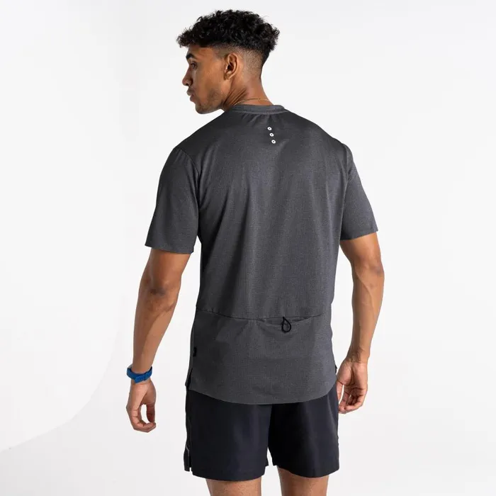 Dare 2b Momentum TShirt Charcoal Grey Marl Men Gym Tops