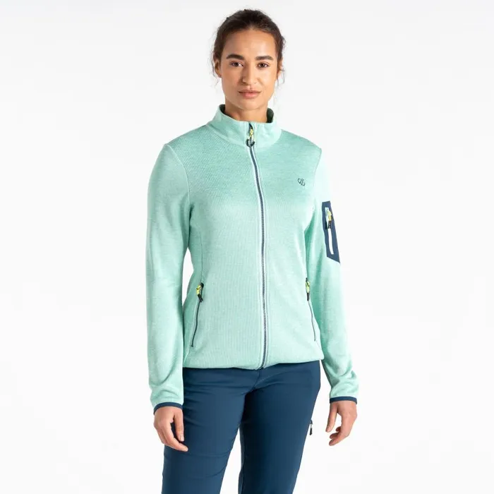 Dare 2b Mountain Series Zip Through Fleece Mint Green Women Midlayers