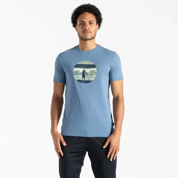 Dare 2b Movement II TShirt Coronet Blue Men Gym Tops