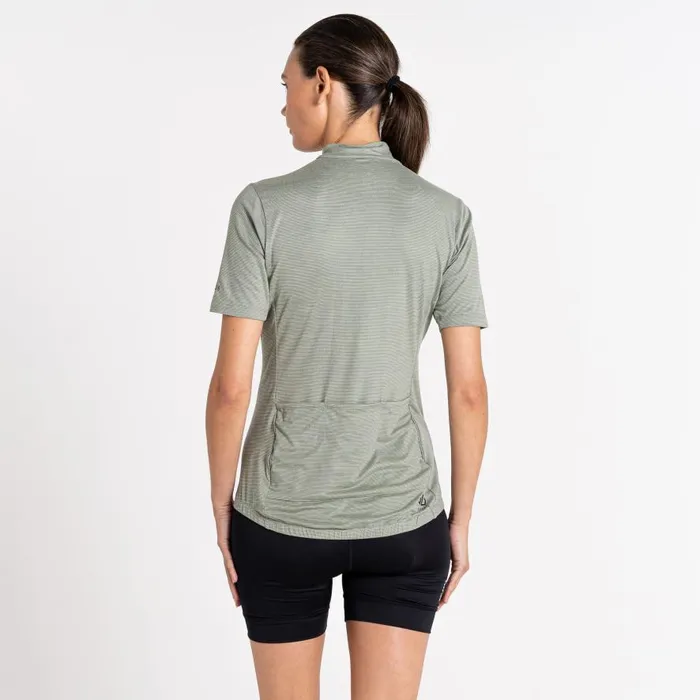 Dare 2b Pedal Through It Lightweight Jersey Lilypad Green Marl Women Cycling Jerseys