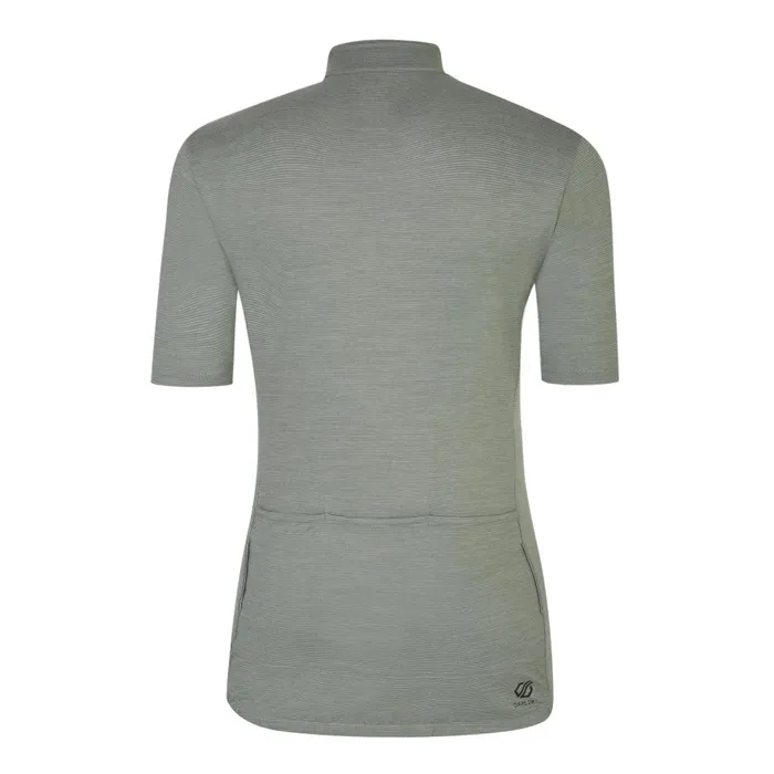 Dare 2b Pedal Through It Lightweight Jersey Lilypad Green Marl Women Cycling Jerseys