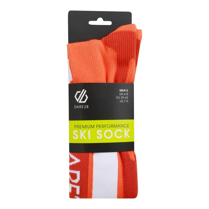 Dare 2b Performance Premium Ski Socks Puffins Orange Brown Men Socks