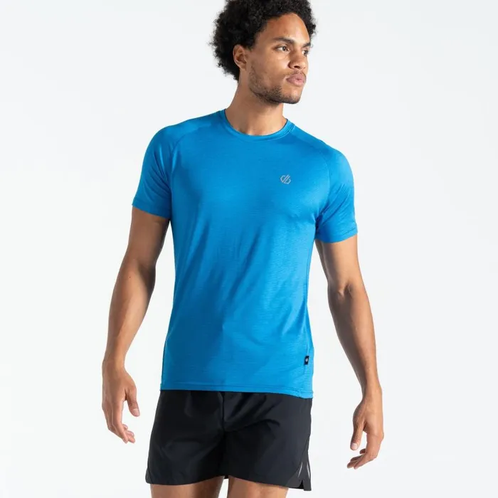 Dare 2b Persist TShirt Athletic Blue Marl Men Gym Tops