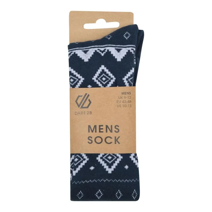 Dare 2b Printed Ski Socks Moonlight Denim Men Socks