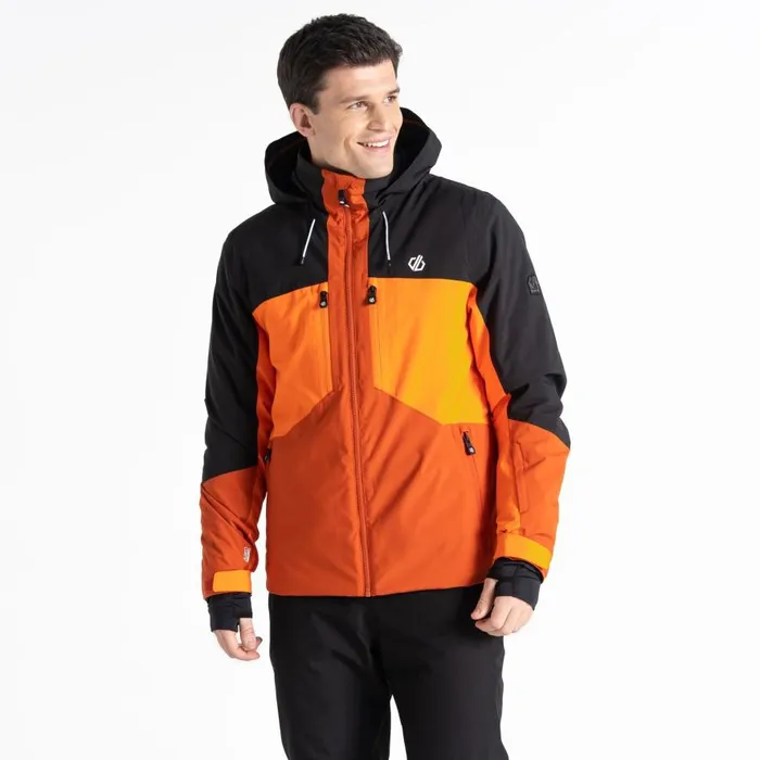 Dare 2b Slopeside Ski Jacket Puffins Orange Black Men Ski Jackets