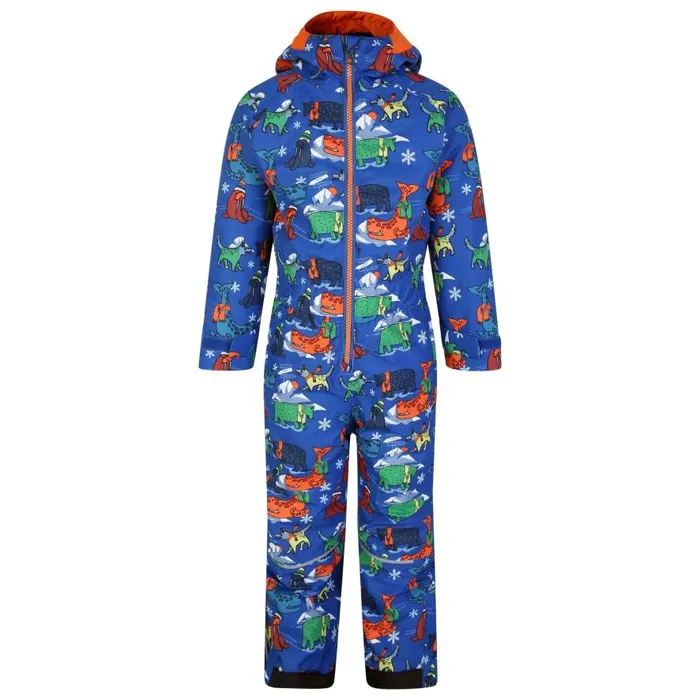 Dare 2b Snowplay Snowsuit Blue Arctic Animals Kids Insulated Jackets