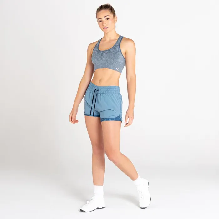 Dare 2b Sprint Up 2in1 Shorts Bluestone Orin Grey Women Shorts
