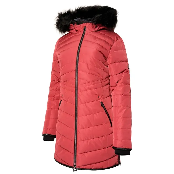 Dare 2b Striking III Mid Length Padded Jacket Earth Rose Women Insulated Jackets