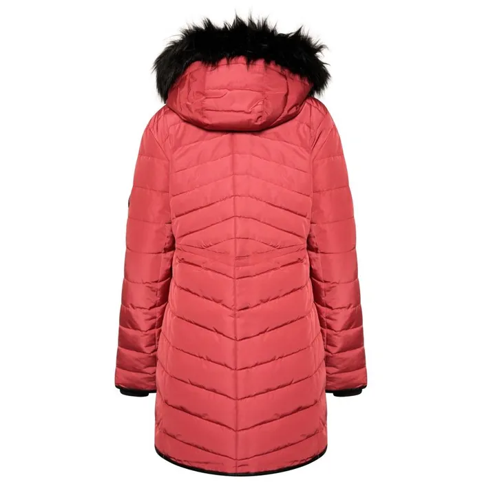 Dare 2b Striking III Mid Length Padded Jacket Earth Rose Women Insulated Jackets