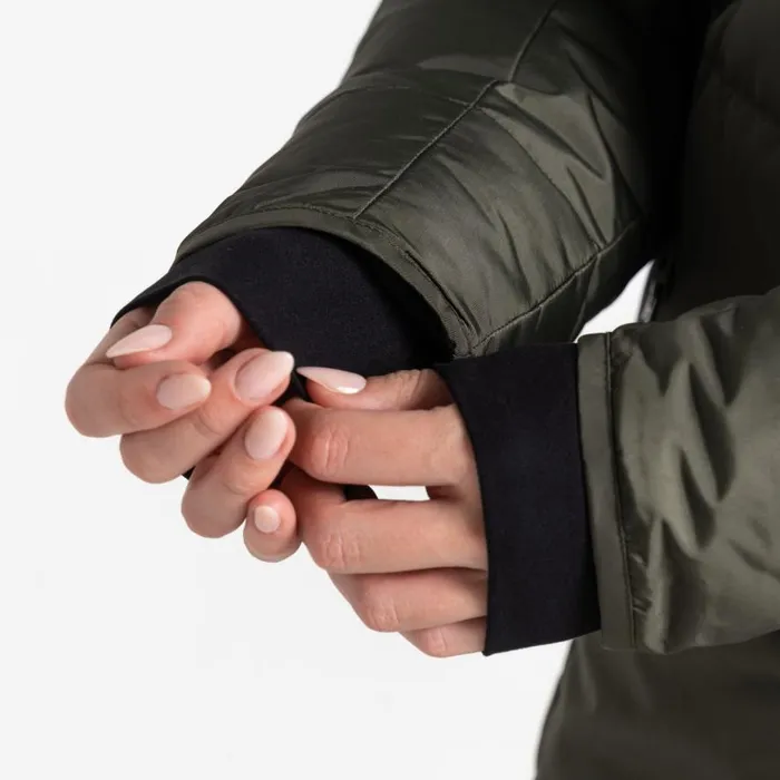 Dare 2b Striking III Mid Length Padded Jacket Green Lichen Women Insulated Jackets