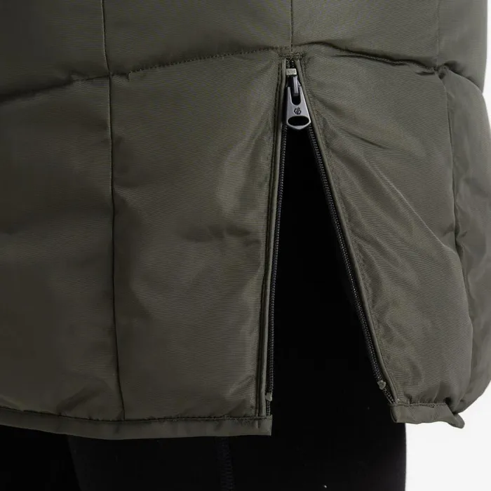 Dare 2b Striking III Mid Length Padded Jacket Green Lichen Women Insulated Jackets
