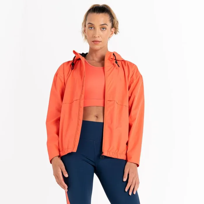 Dare 2b Swift Lightweight Waterproof Jacket Neon Peach Women Lightweight Jackets
